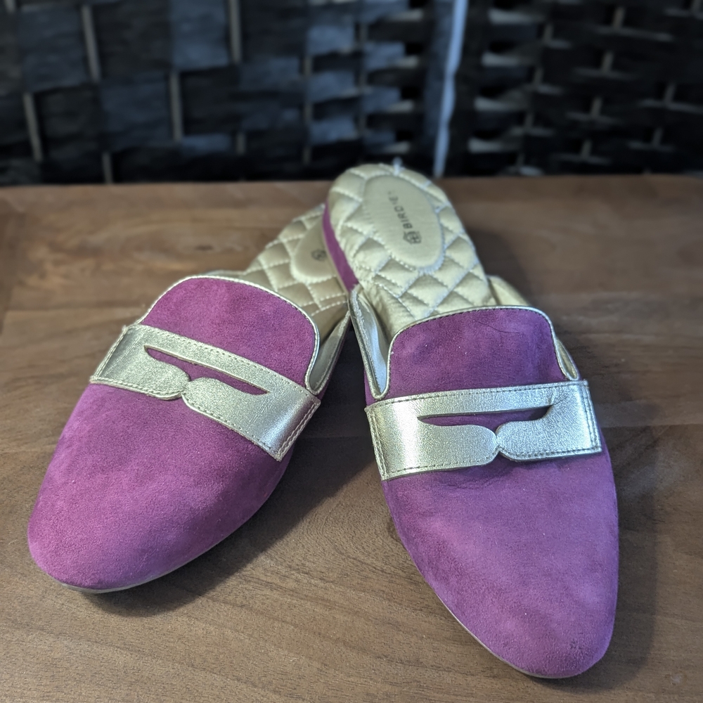 Birdies Women's Purple and Gold Shoes - Picture 8 of 8
